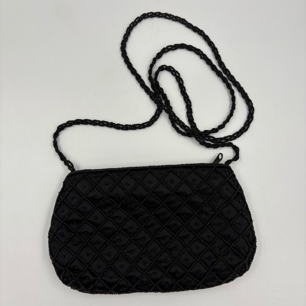 Vintage La Regale Beaded Evening Crossbody Purse‎ Bag - Picture 2 of 5